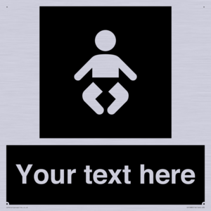 Custom information: black panel baby change